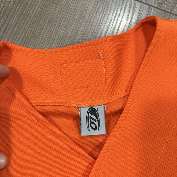 Wilmington Blue Rocks Baseball Jersey USA Signed #40 Orange RARE COLOR Size 48 - Picture 8 of 12